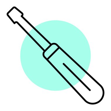 tornavida ikonu vektör çizimi