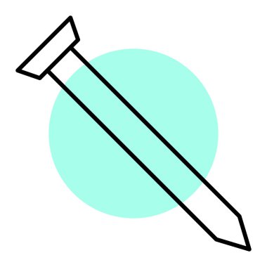 tırnak, web simgesi basit illüstrasyon