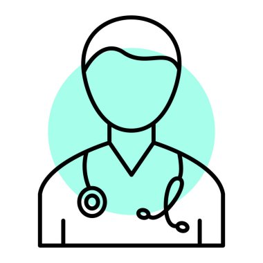 Doktor Simge vektör illüstrasyonu