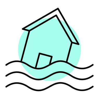 ev simgesi vektör illüstrasyonu