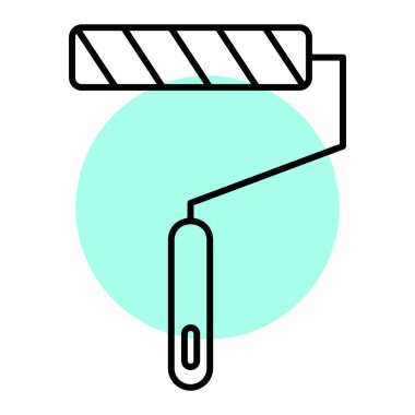 Bir paten simgesinin vektör illüstrasyonu