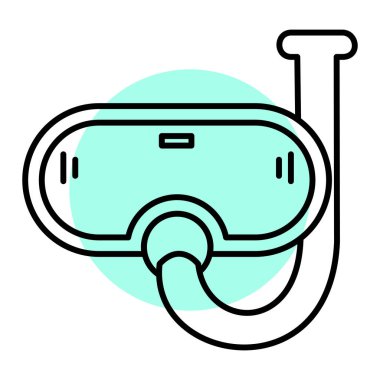 Çizgi film robotunun vektör çizimi