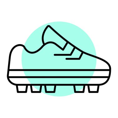 Buz pateni ikonu. Web için snowboard vektör simgelerinin özet çizimi