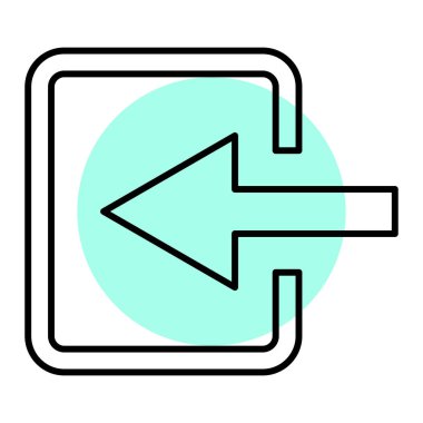 ok simgesinin vektör illüstrasyonu