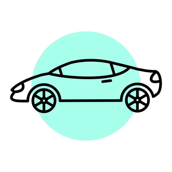 Car Icon Vector Illustration — Stock Vector