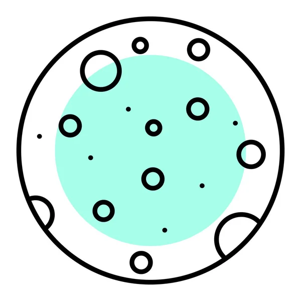 Donut Icon Outline Illustration Pizza Vector Icons Web — Archivo Imágenes Vectoriales