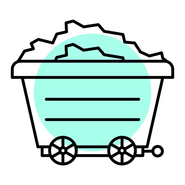 Vector Illustration Shopping Cart Icon — Stock Vector