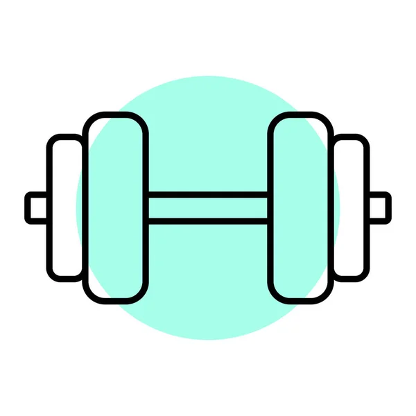 Fitness Gym Icon Vector Illustration Design — Stock Vector