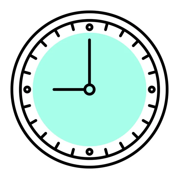 時計のアイコン ベクターイラスト — ストックベクタ