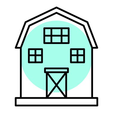 ev simgesi vektör illüstrasyonu