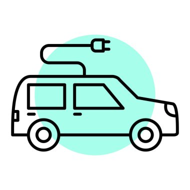 araba simgesi vektör illüstrasyonu