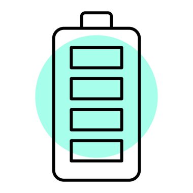 pil yükleme vektör çizimi