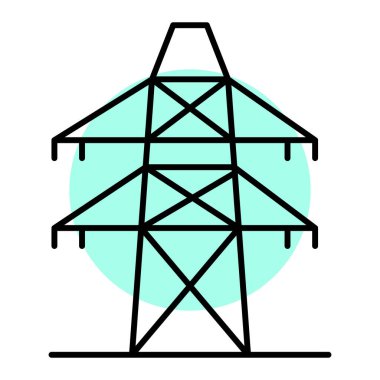 vector illustration of modern industrial icon