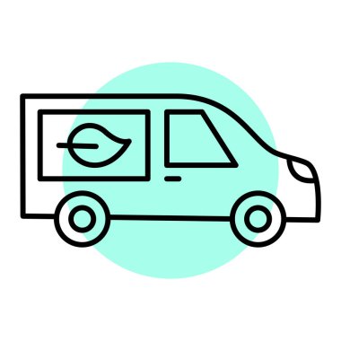 araba simgesi vektör illüstrasyonu