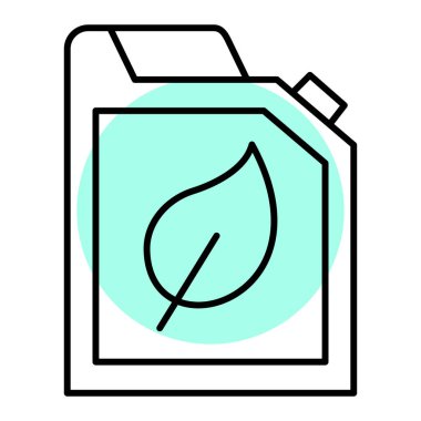 Çevre dostu simgenin vektör illüstrasyonu