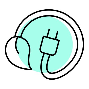 Dolgu simgesi vektör illüstrasyonu