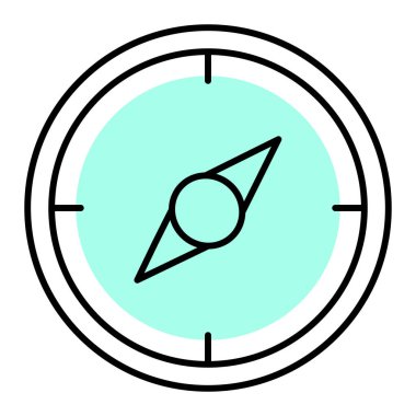 Pusula simgesi vektör resimlemesi