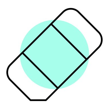 İlaç ikonu. Web için hap vektör simgelerinin basit çizimi