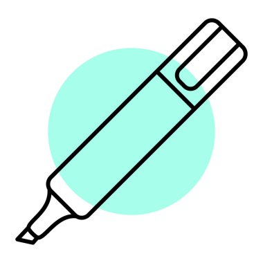 kalem simgesi vektör illüstrasyonu