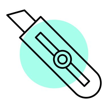 bıçak simgesi vektör illüstrasyonu