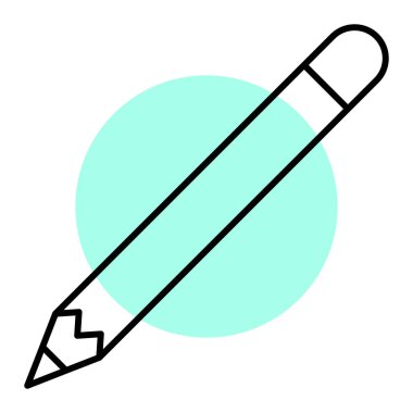 kalem simgesi vektör illüstrasyonu