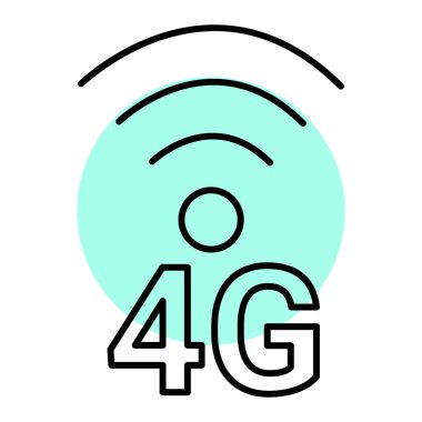 Web ve mobil uygulama tasarımınız için beyaz arkaplanda izole edilmiş wifi simgesi vektörü, logo konsepti