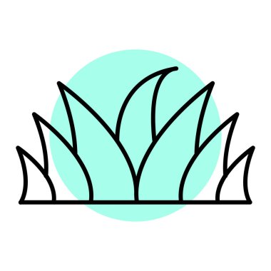 bitki simgesi vektör illüstrasyonu