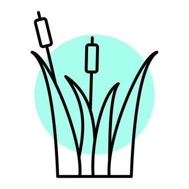 Lale simge vektör çizim