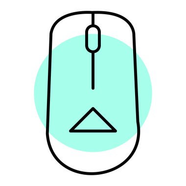 Fare. Web simgesi basit illüstrasyon