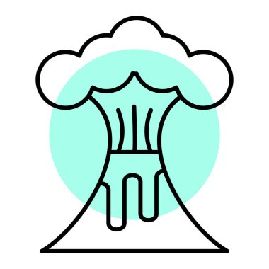 Şef şapka ikonu. Web için pasta vektör simgelerinin özet çizimi