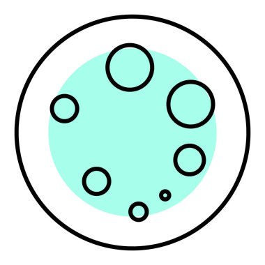 Bir yıldız simgesinin tek bir izole nesnesinin vektör çizimi