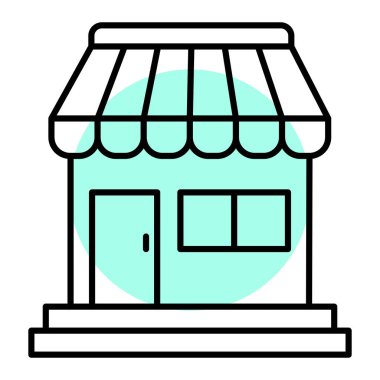 vektör düz renk ince çizgi simgesini kaydet.