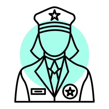 Bir doktorun vektör illüstrasyonu