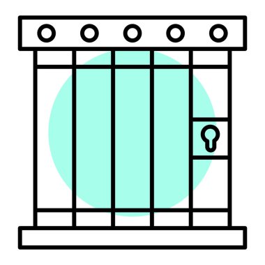 Kapı. Web simgesi basit tasarım