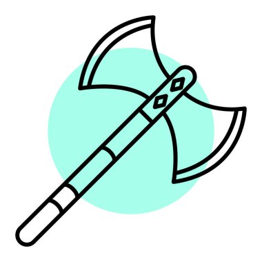 Bir balık oltasının vektör çizimi