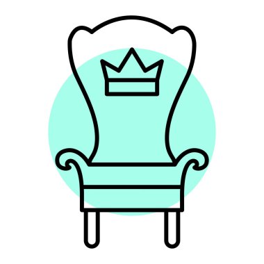 Bir tacın vektör illüstrasyonu