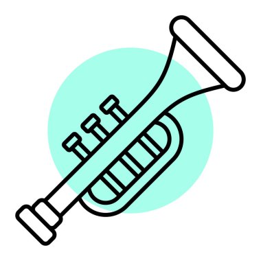 müzik enstrümanı vektör illüstrasyonu