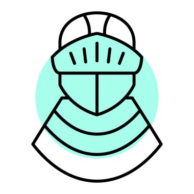 Bir itfaiyeci simgesinin vektör çizimi