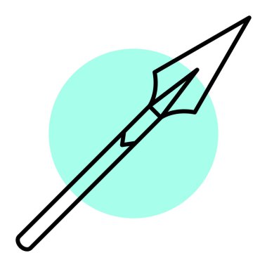 Bir roket simgesinin vektör çizimi