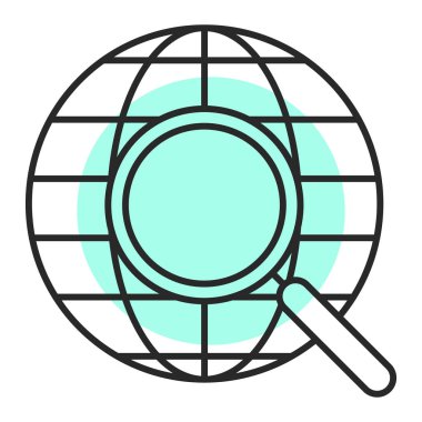 genel arama simgesi vektör illüstrasyon tasarımı