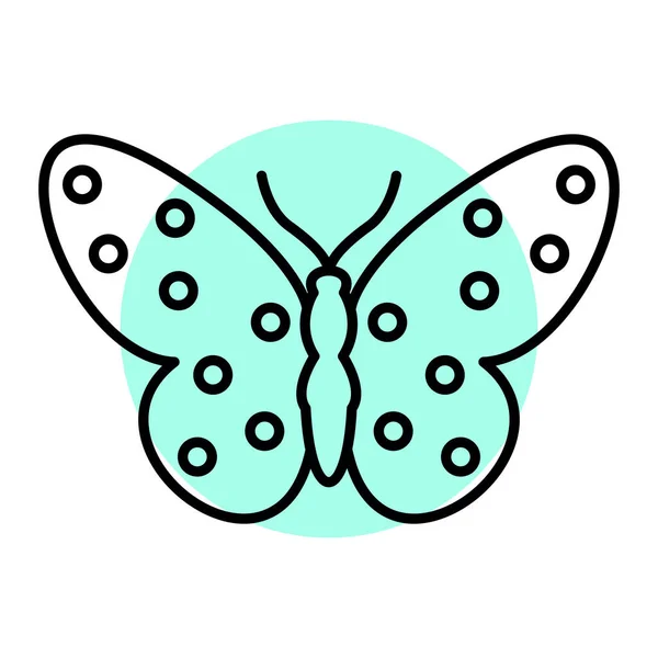 Icono Mariposa Ilustración Vectorial — Archivo Imágenes Vectoriales