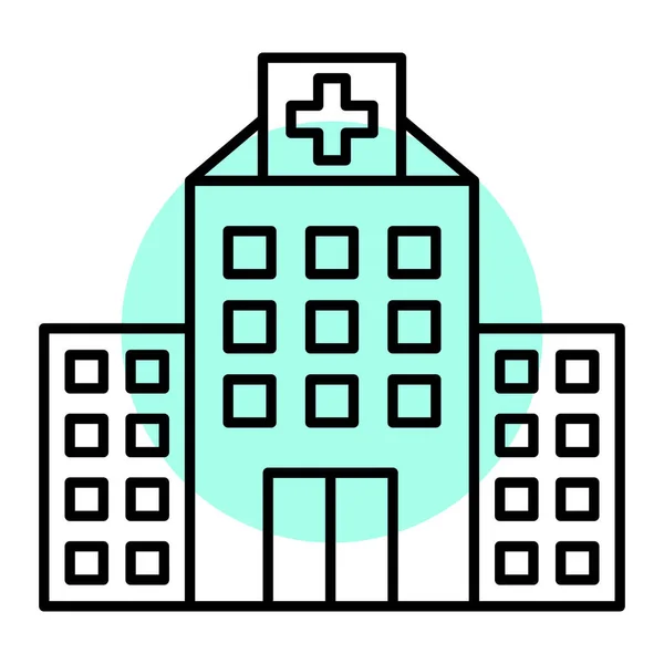 医院建筑图标 概述医疗诊所矢量符号 — 图库矢量图片