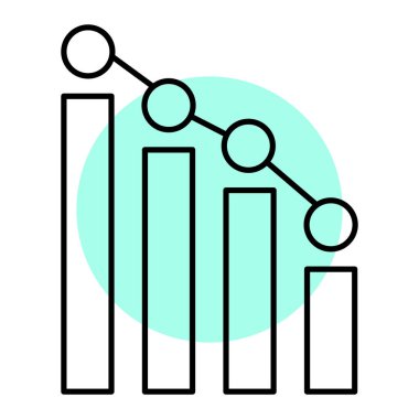 iş grafiği vektör illüstrasyonu