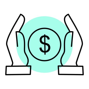 para simgesi vektör illüstrasyonu