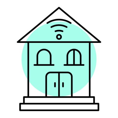 Ana Sayfa Wifi Icon Vektör Çizimi