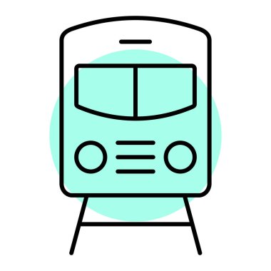 bus simgesi vektör illüstrasyonu