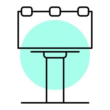 Bir restoran simgesinin vektör illüstrasyonu