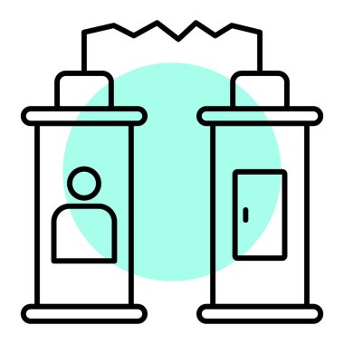 teknoloji simgesi, vektör illüstrasyonu