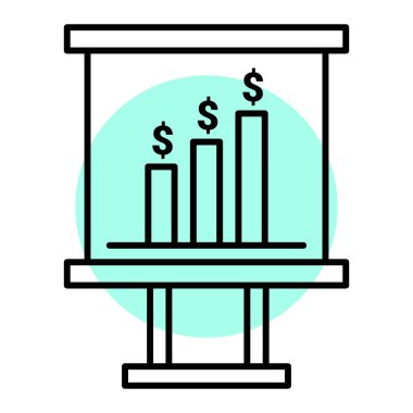 iş büyümesi simgesi vektör illüstrasyonu