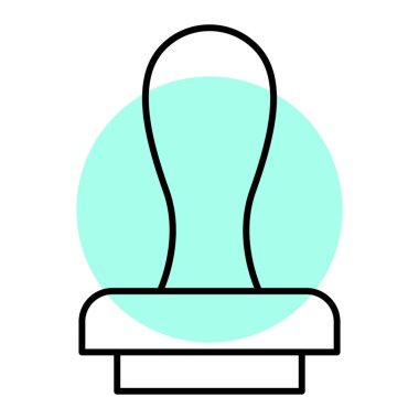 Modern ve ofis simgesinin vektör illüstrasyonu